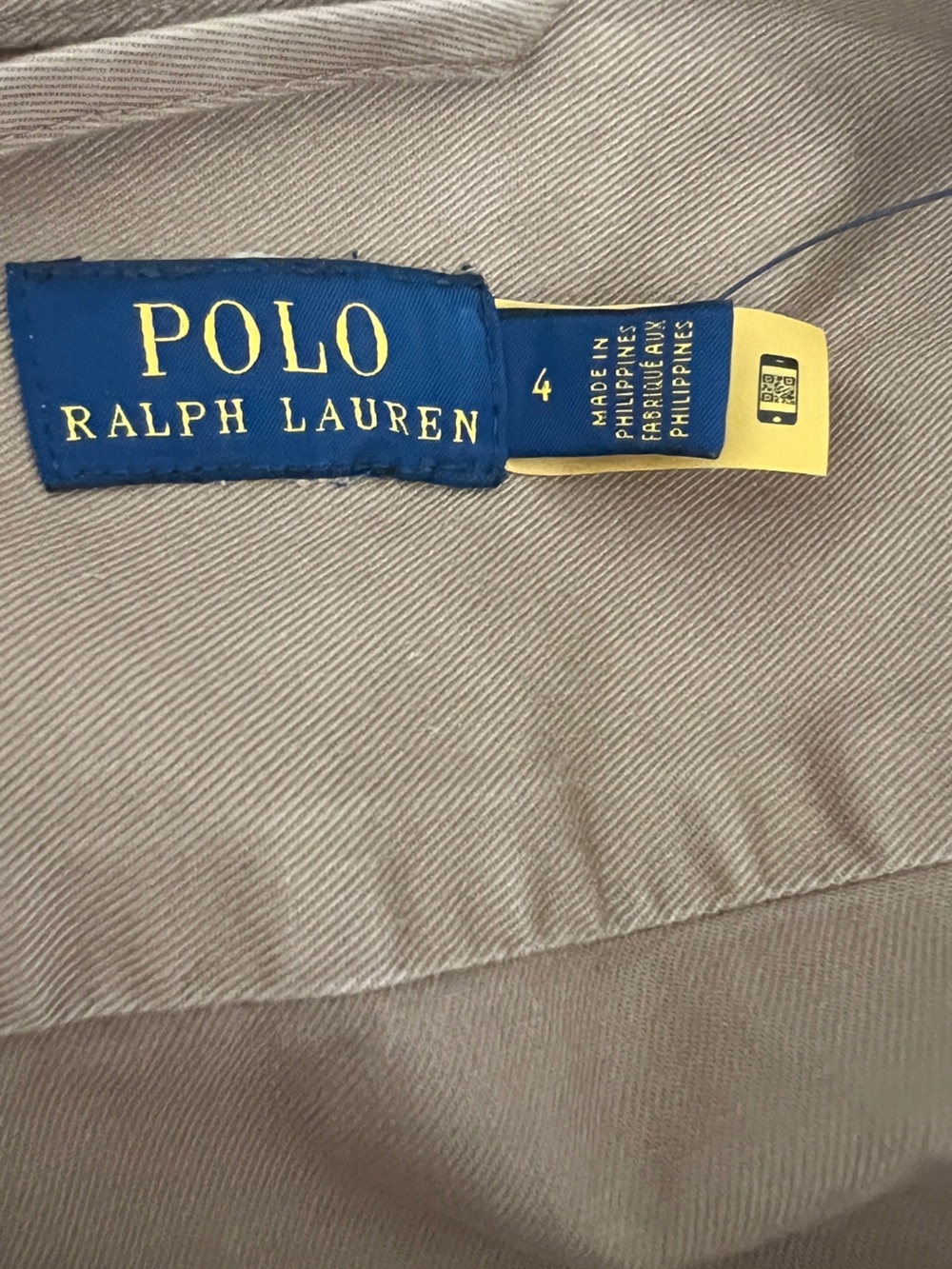 Polo Ralph Lauren Cotton Twill Jumpsuit In Montana Khaki Size 4 - Picture 8 of 15